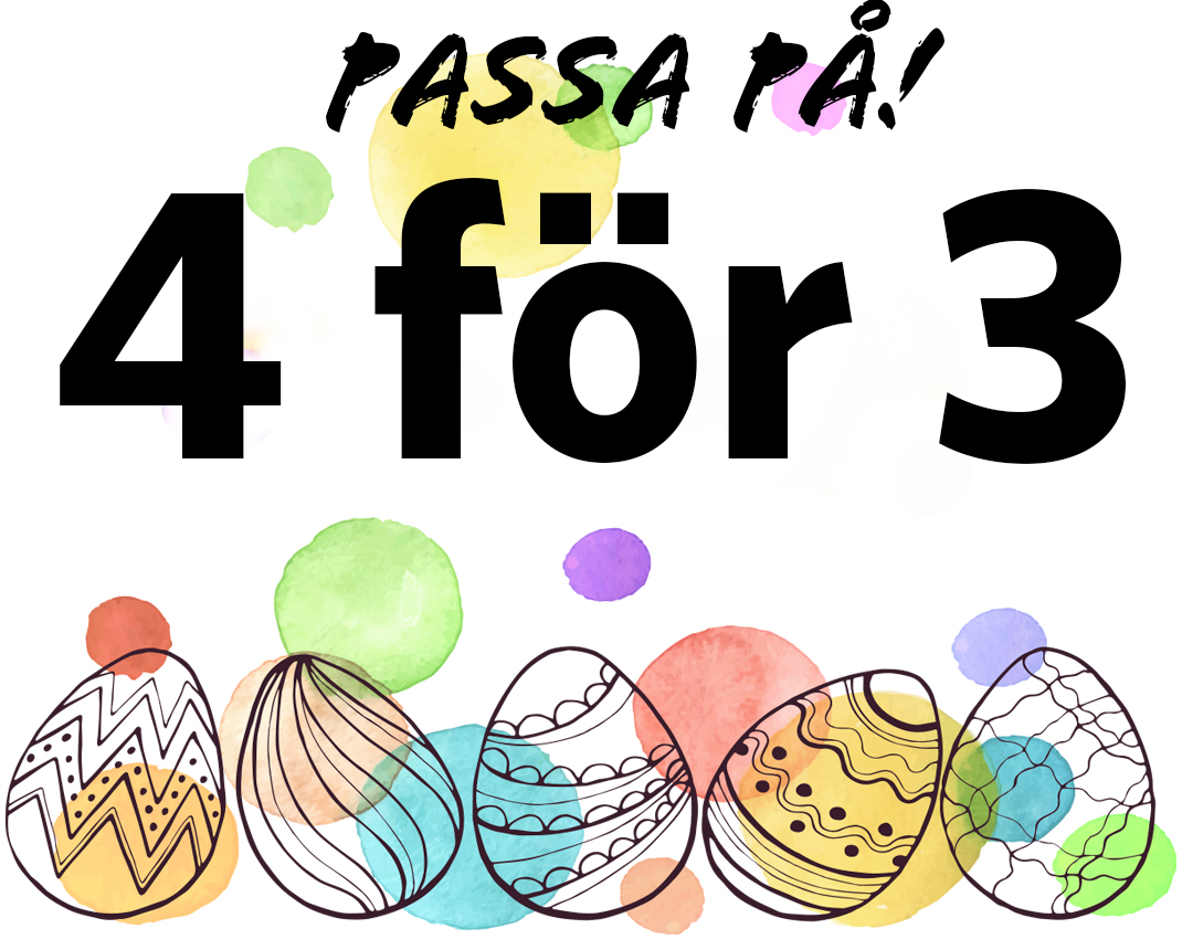 4 för 3